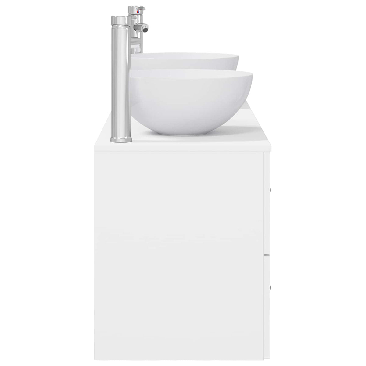 Set ormarića za kupaonicu 3 kom. Bijela 49,5 x 41 x 64,5 cm