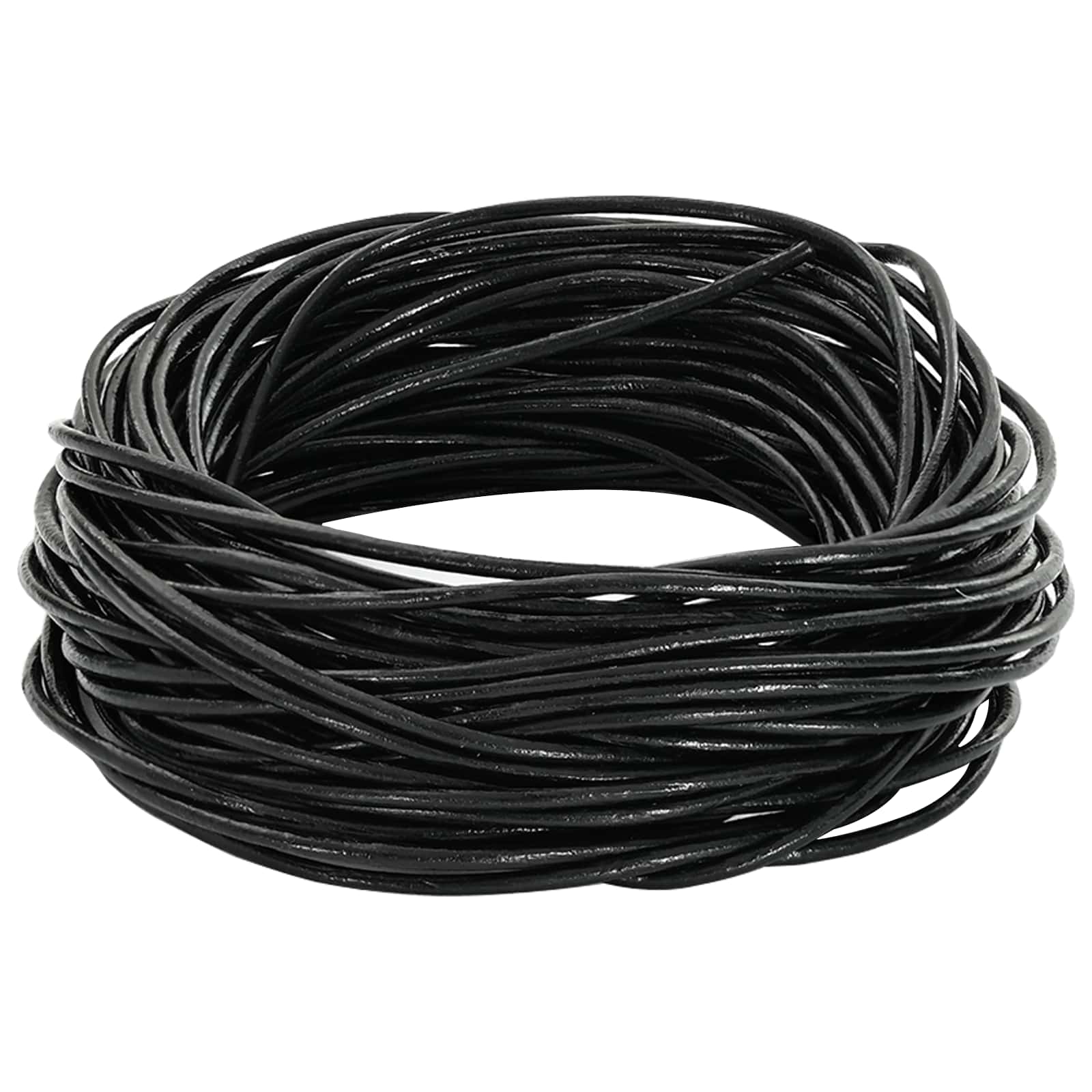 Kožni konop Crna Ø2 mm x 50 m Koža