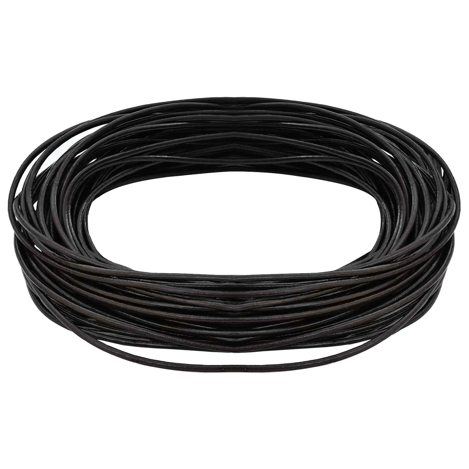Kožni konop Tamno smeđa Ø1 mm x 10 m Koža