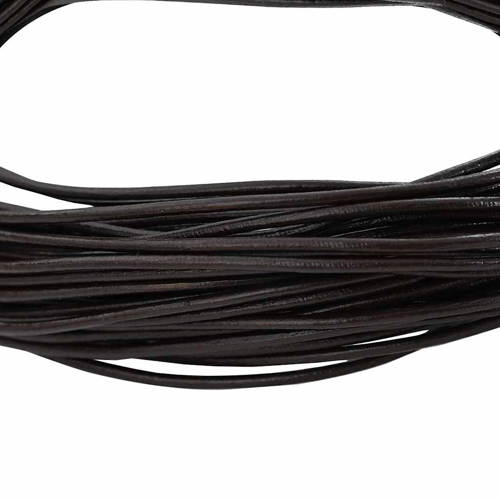 Kožni konop Tamno smeđa Ø1,5 mm x 5 m Koža