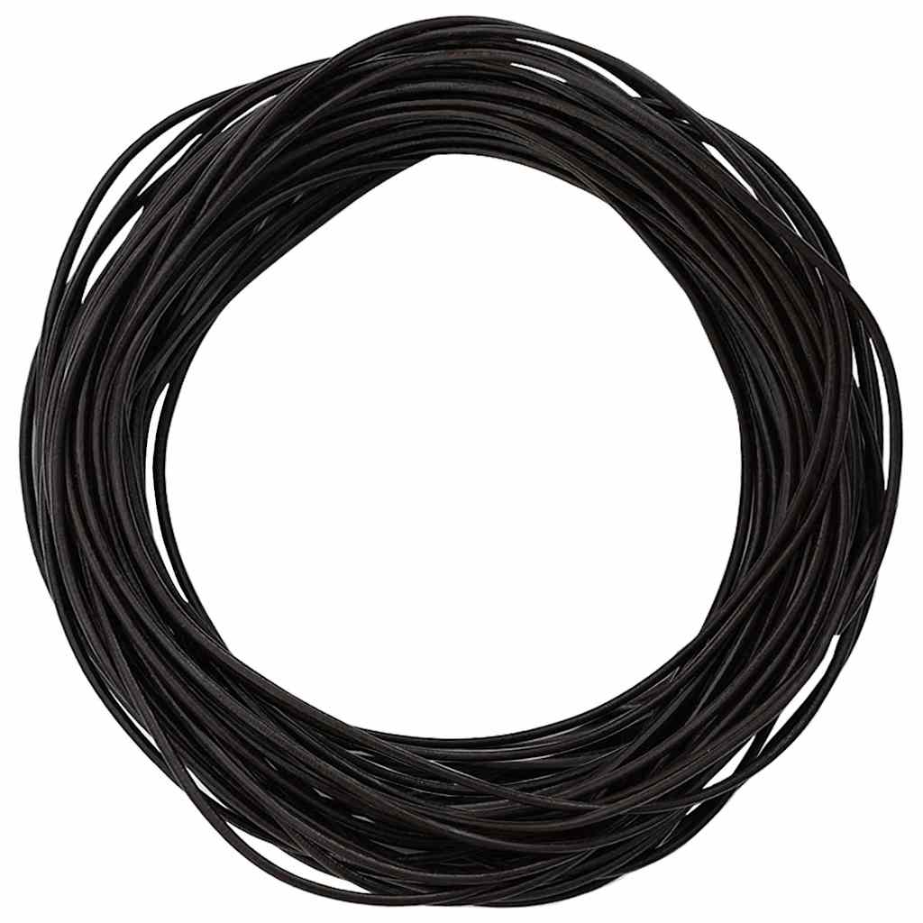 Kožni konop Tamno smeđa Ø1,5 mm x 5 m Koža