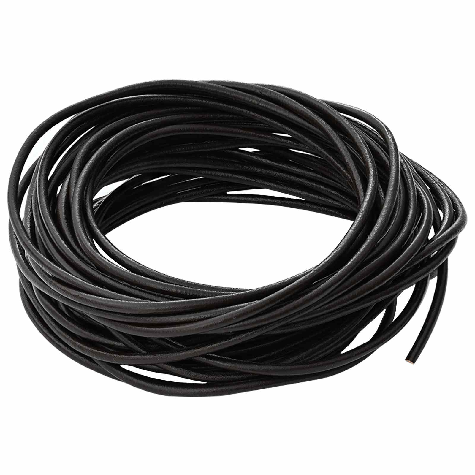 Kožni konop Tamno smeđa Ø3 mm x 5 m Koža