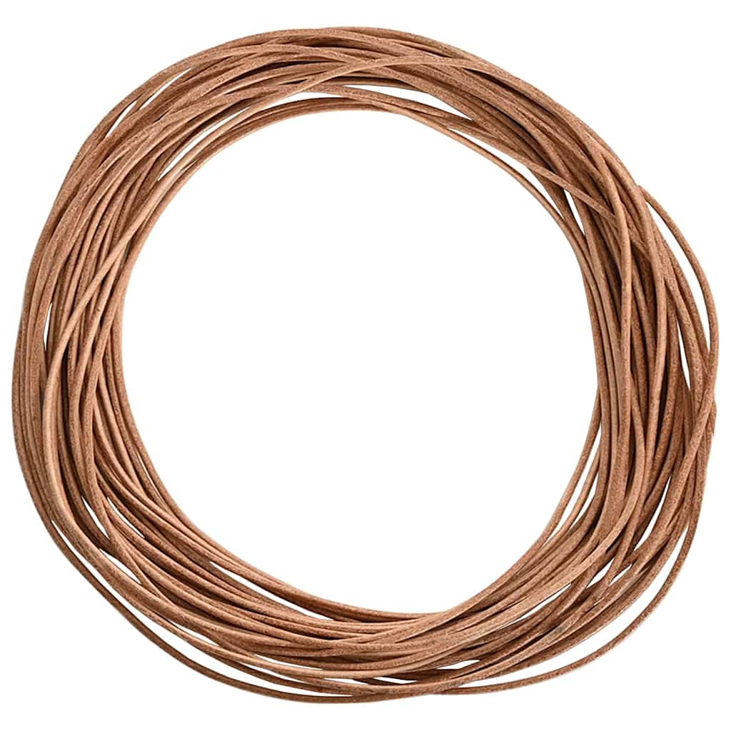 Kožni konop Smeđa Ø2 mm x 5 m Koža