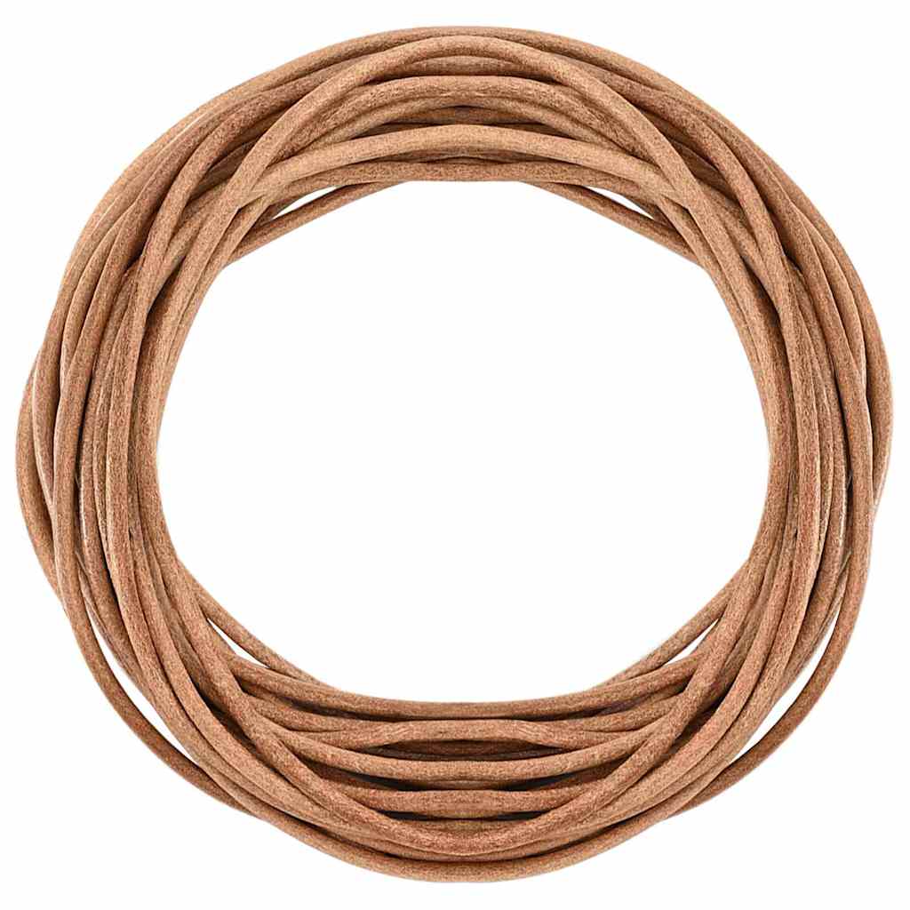 Kožni konop Smeđa Ø2,5 mm x 10 m Koža