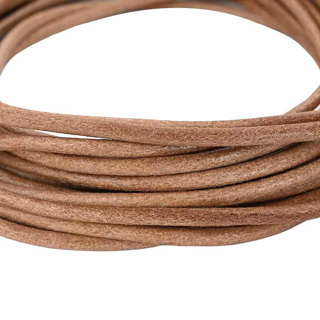 Kožni konop Smeđa Ø4 mm x 10 m Koža