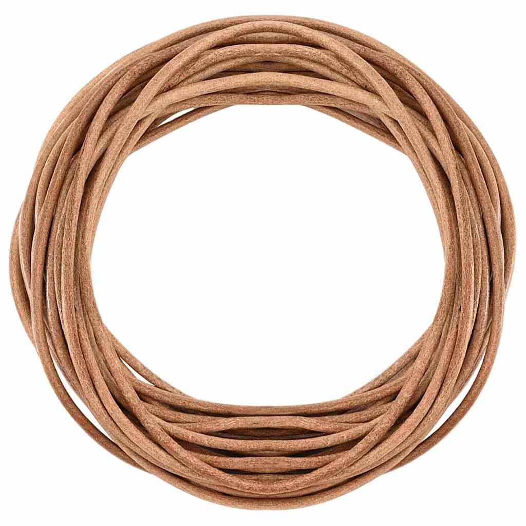 Kožni konop Smeđa Ø4 mm x 10 m Koža