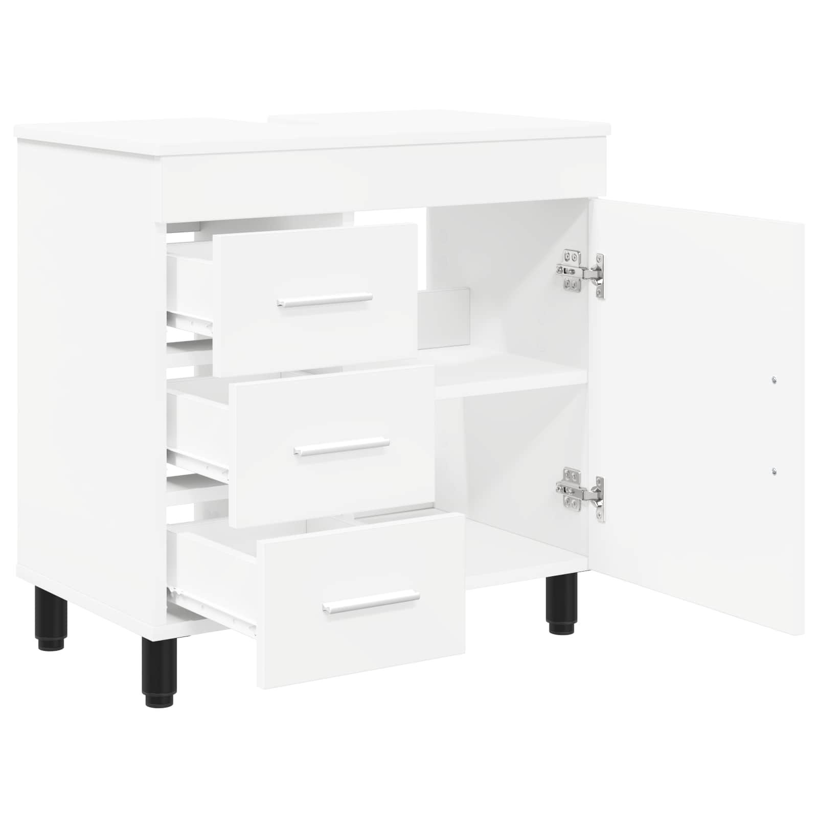 Toaletna jedinica Bijela 60 x 35 x 60 cm Konstruirano drvo