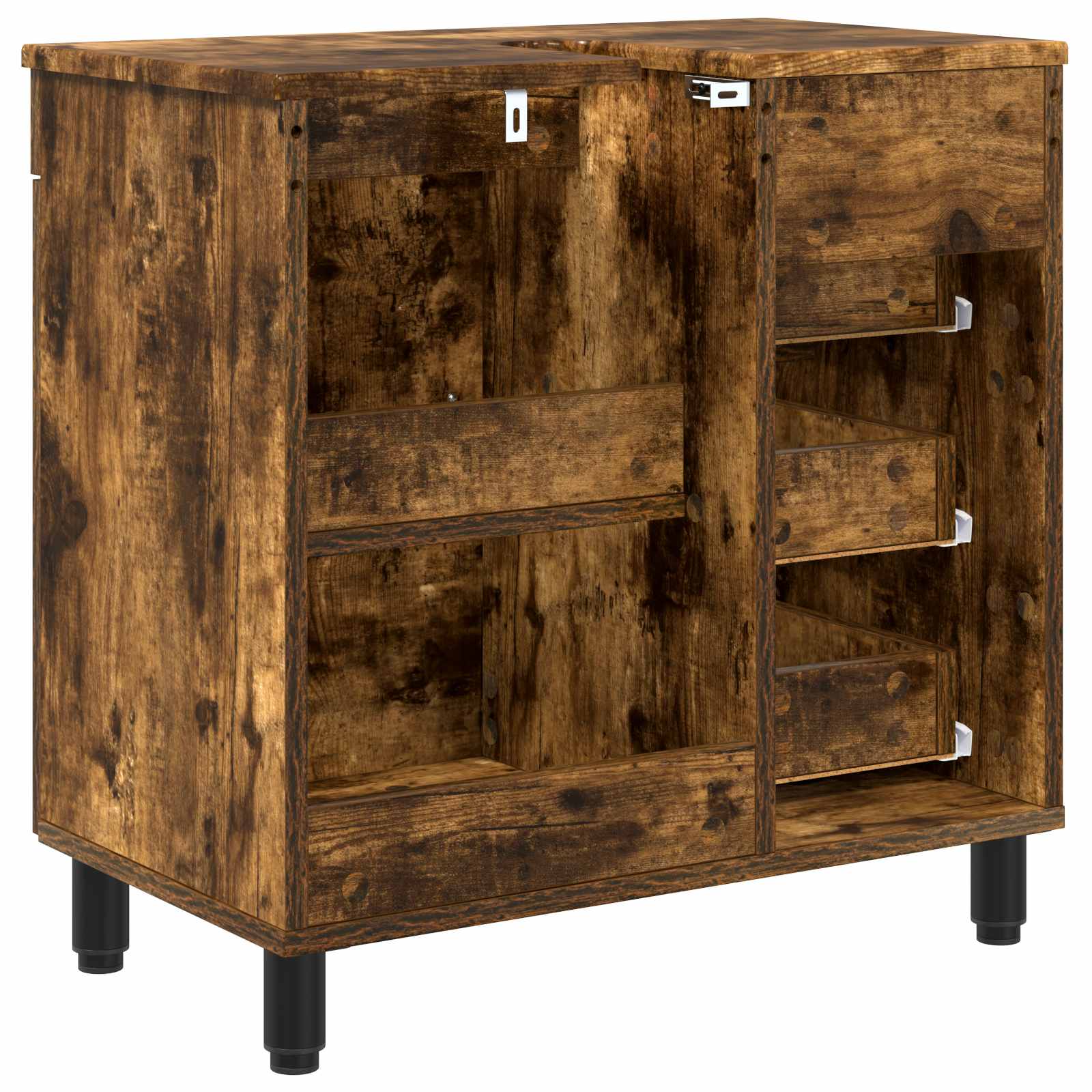 Toaletna jedinica Dimljeni hrast 60 x 35 x 60 cm
