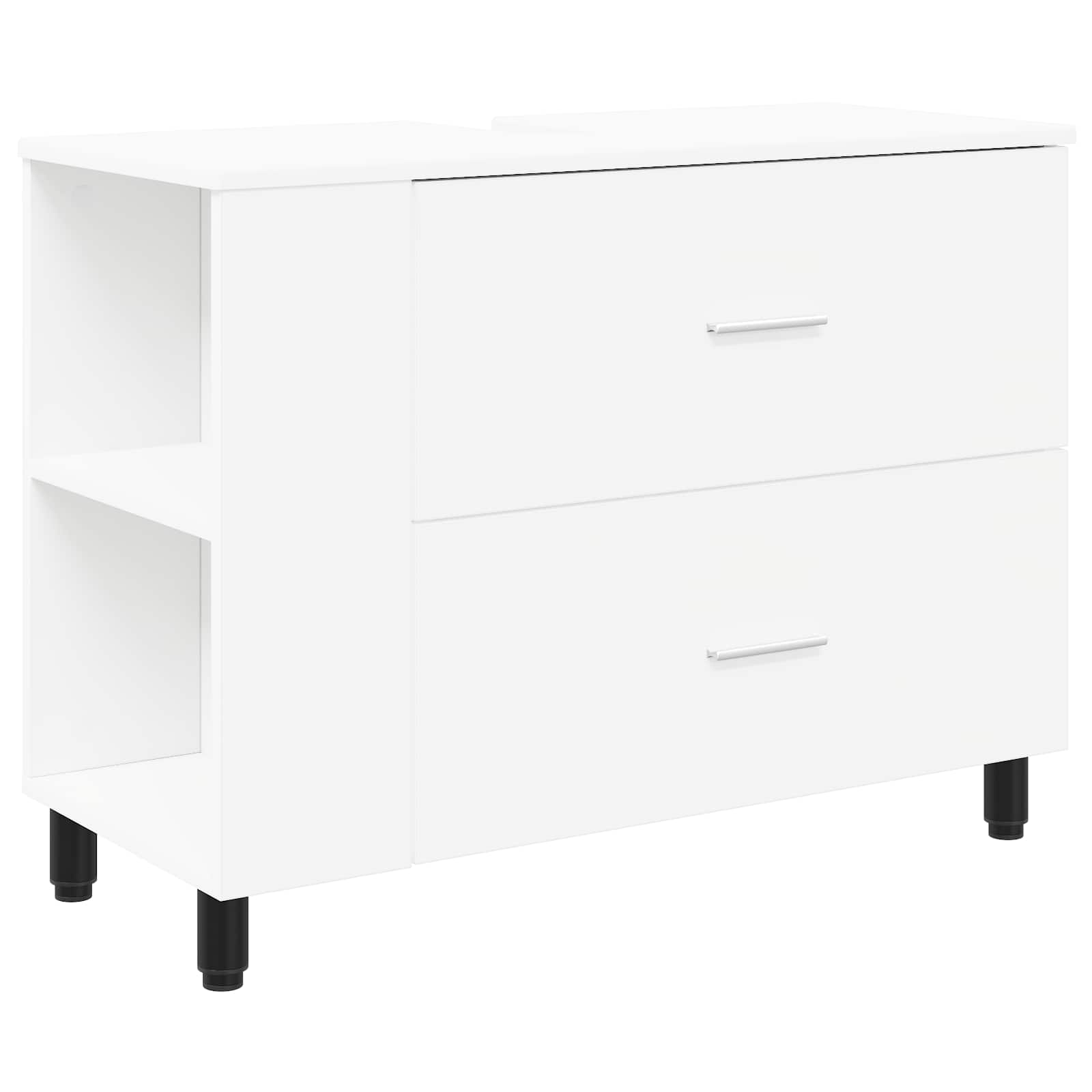 Toaletna jedinica Bijela 80 x 35 x 60 cm Konstruirano drvo