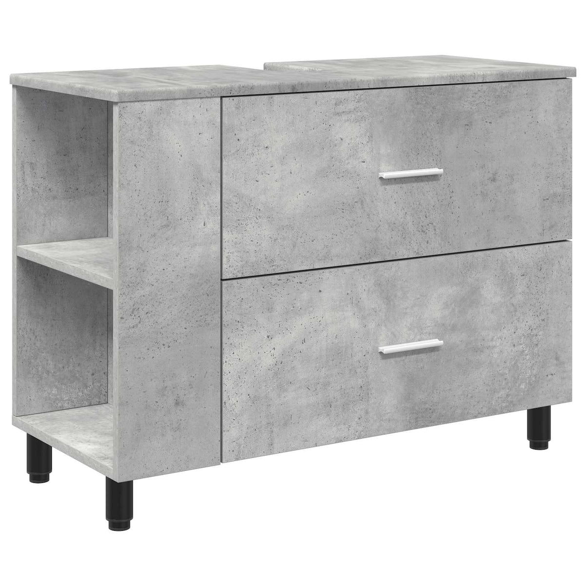 Toaletna jedinica Betonska siva 80 x 35 x 60 cm