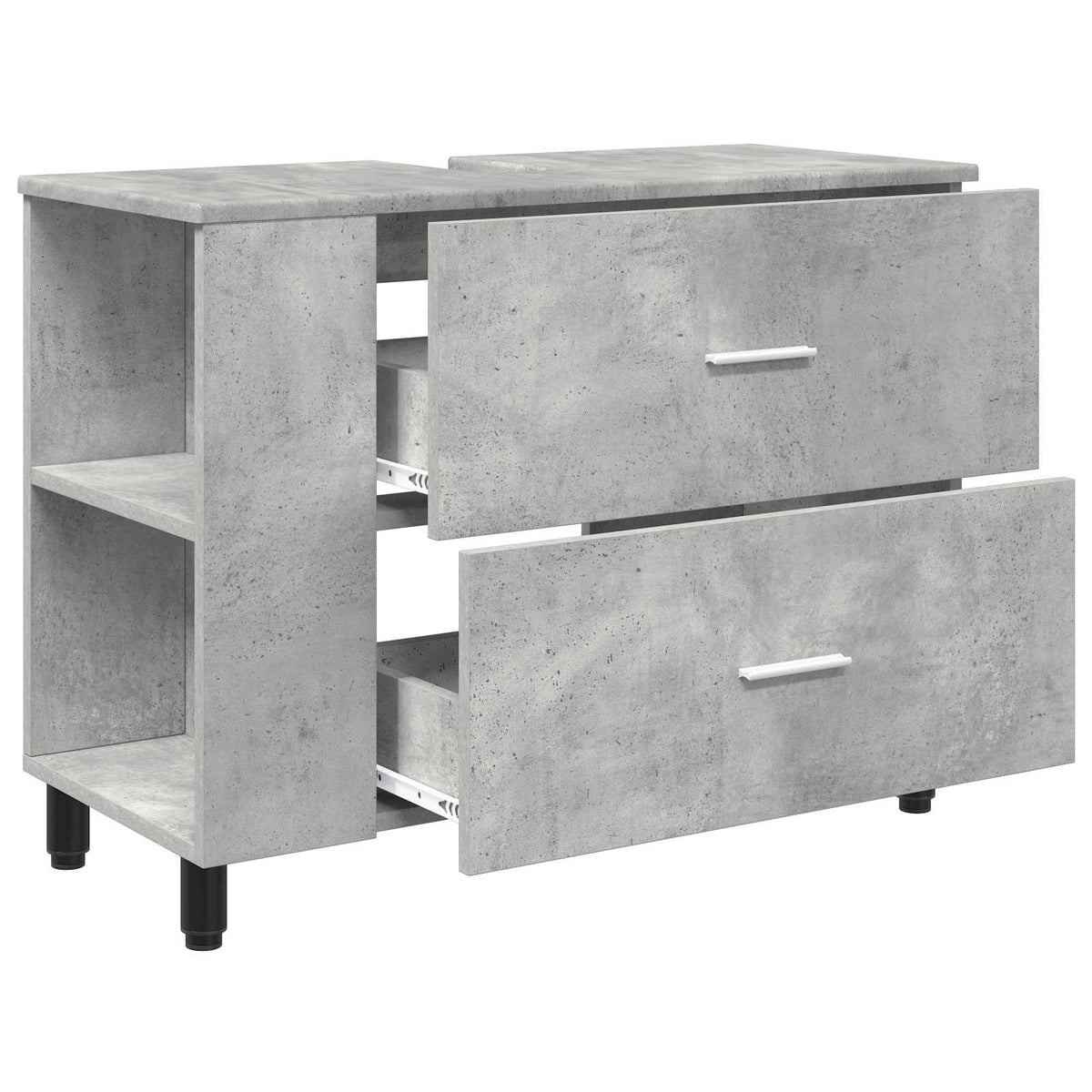 Toaletna jedinica Betonska siva 80 x 35 x 60 cm