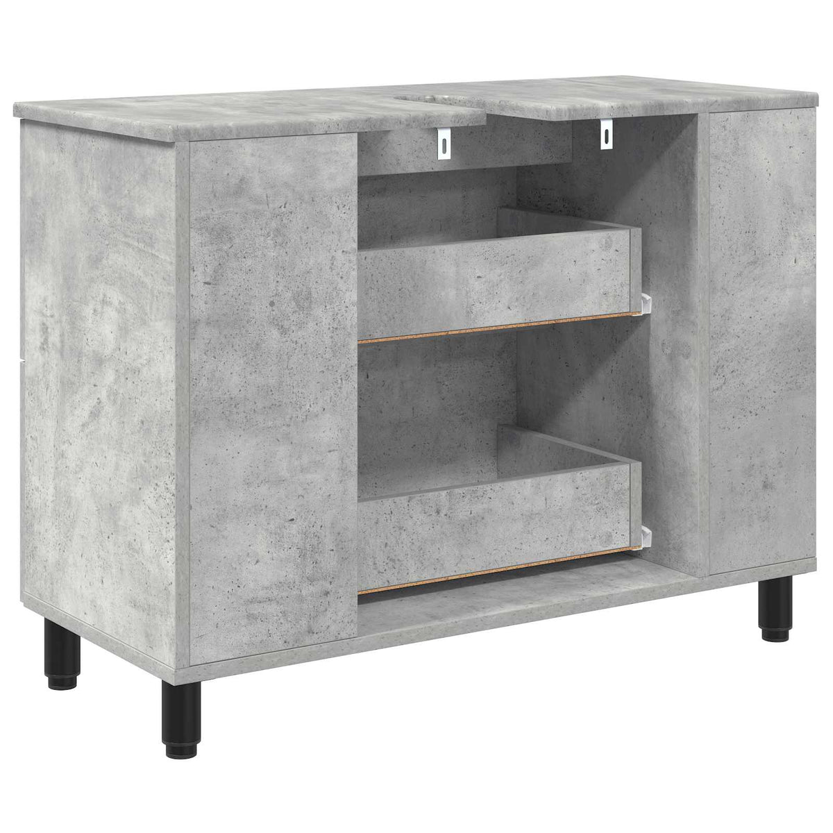 Toaletna jedinica Betonska siva 80 x 35 x 60 cm