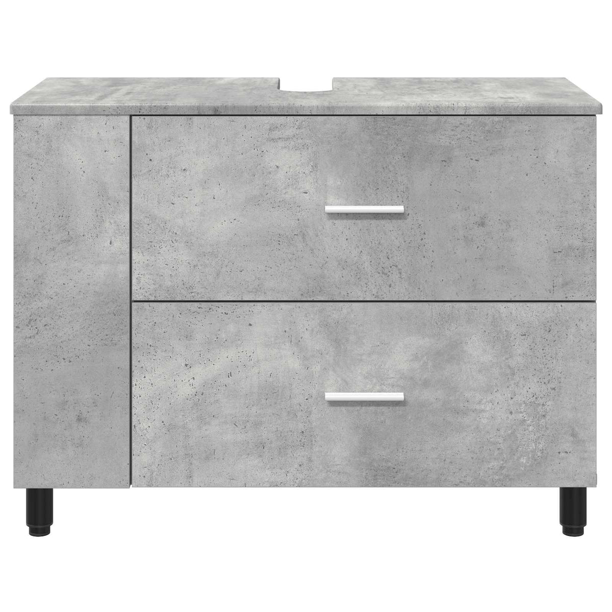 Toaletna jedinica Betonska siva 80 x 35 x 60 cm