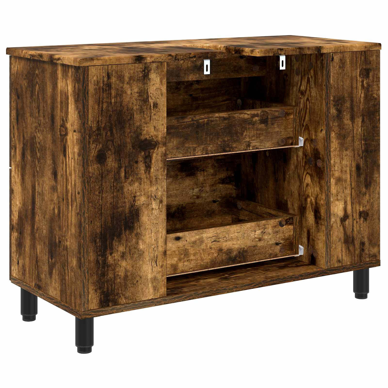 Toaletna jedinica Dimljeni hrast 80 x 35 x 60 cm