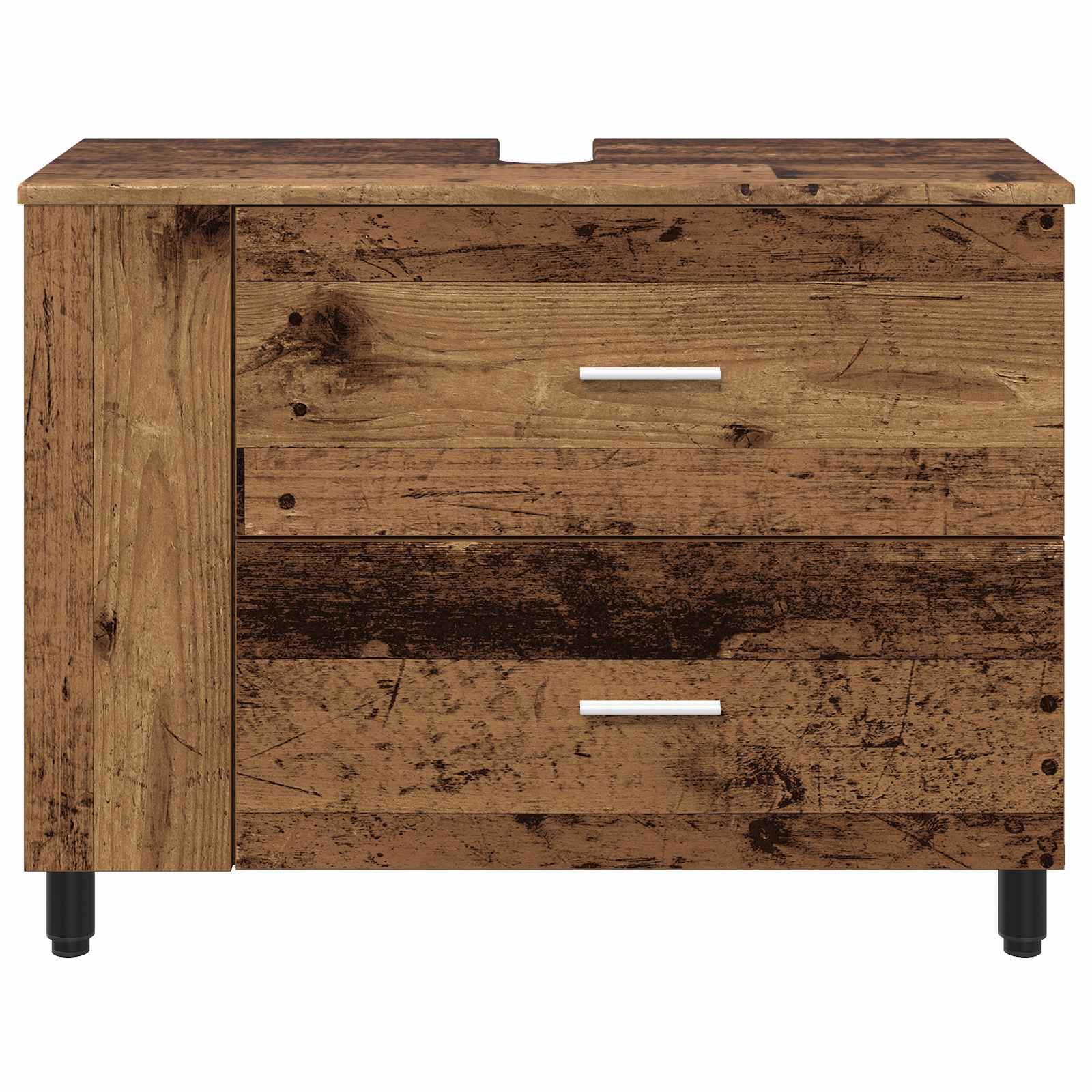 Toaletna jedinica Staro drvo 80 x 35 x 60 cm Konstruirano drvo