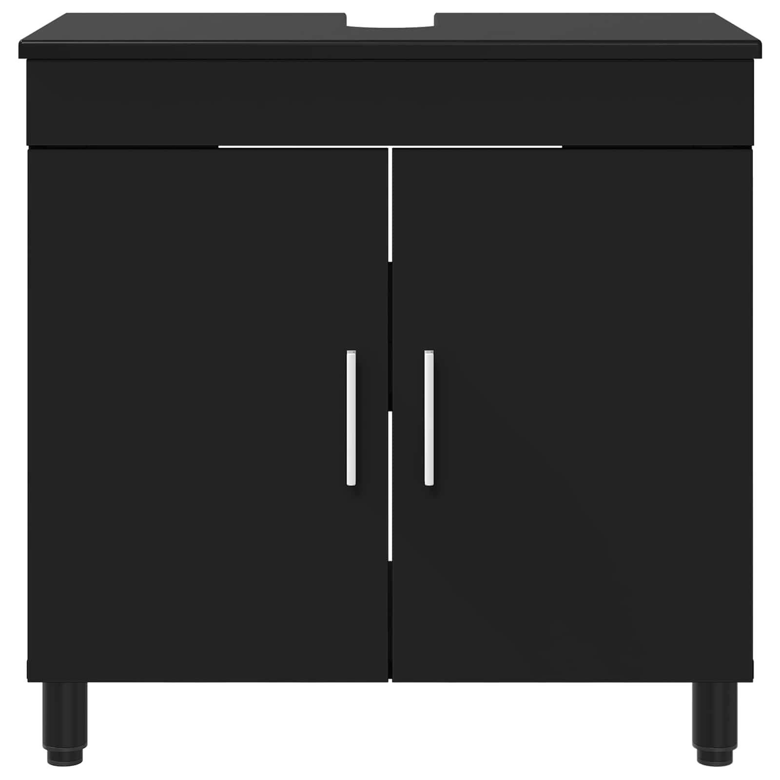 Toaletna jedinica Crna 60 x 35 x 60 cm Konstruirano drvo
