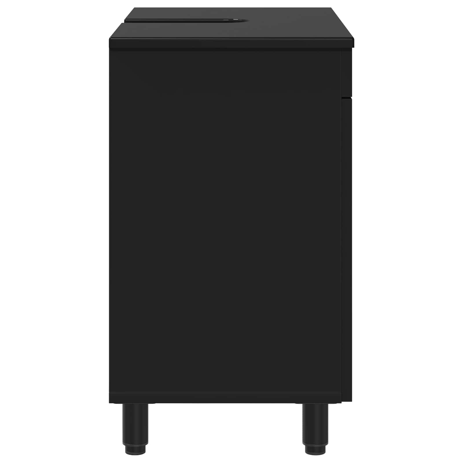 Toaletna jedinica Crna 60 x 35 x 60 cm Konstruirano drvo
