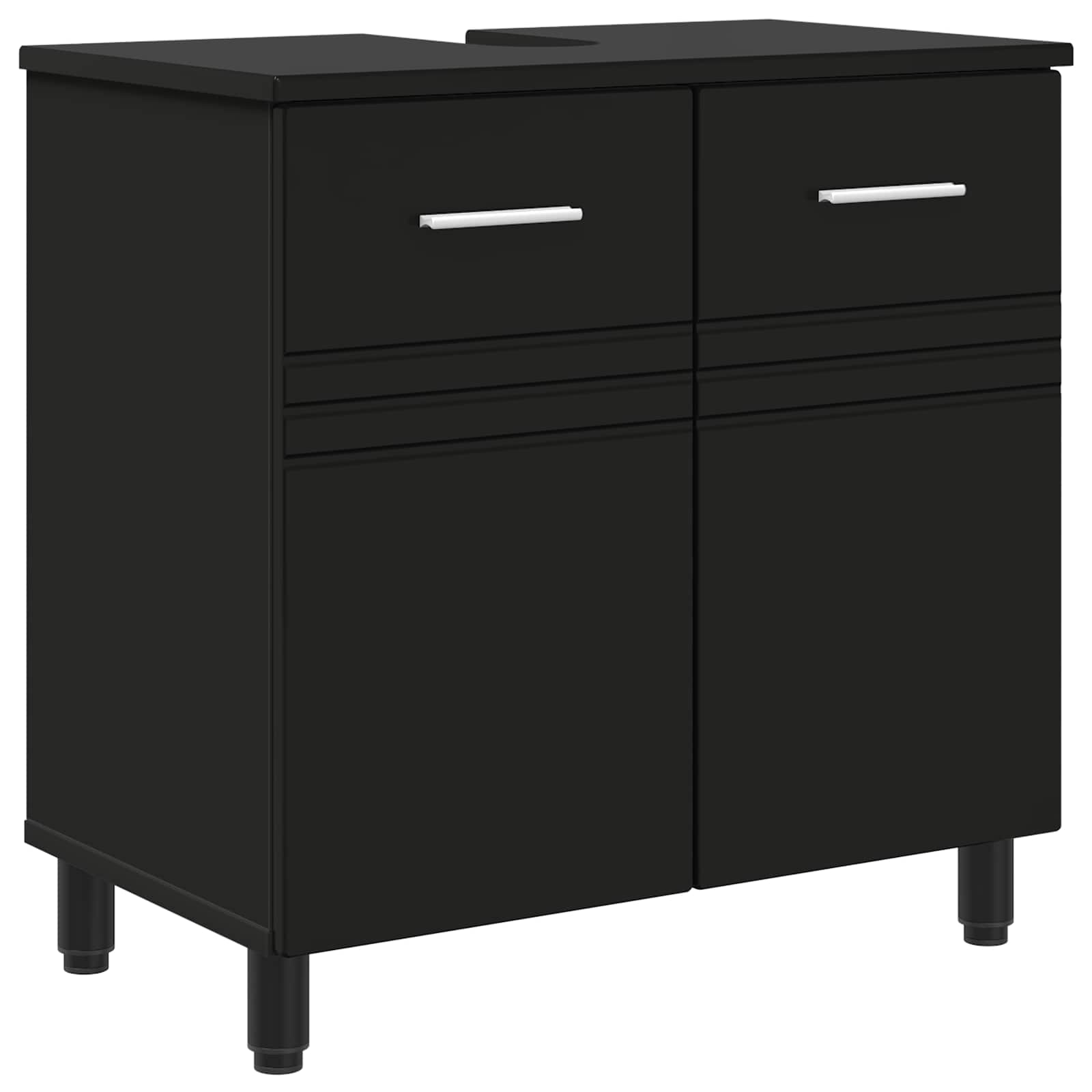 Toaletna jedinica Crna 60 x 35 x 60 cm Konstruirano drvo