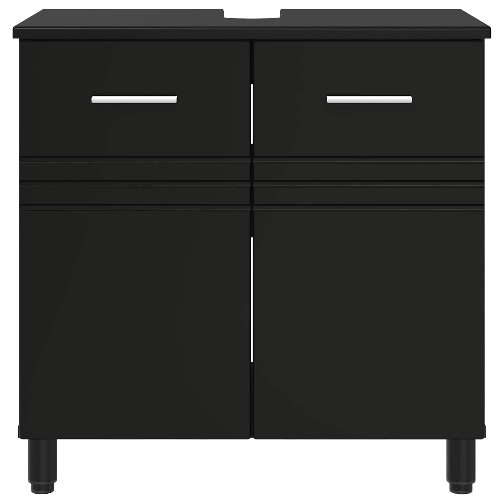 Toaletna jedinica Crna 60 x 35 x 60 cm Konstruirano drvo
