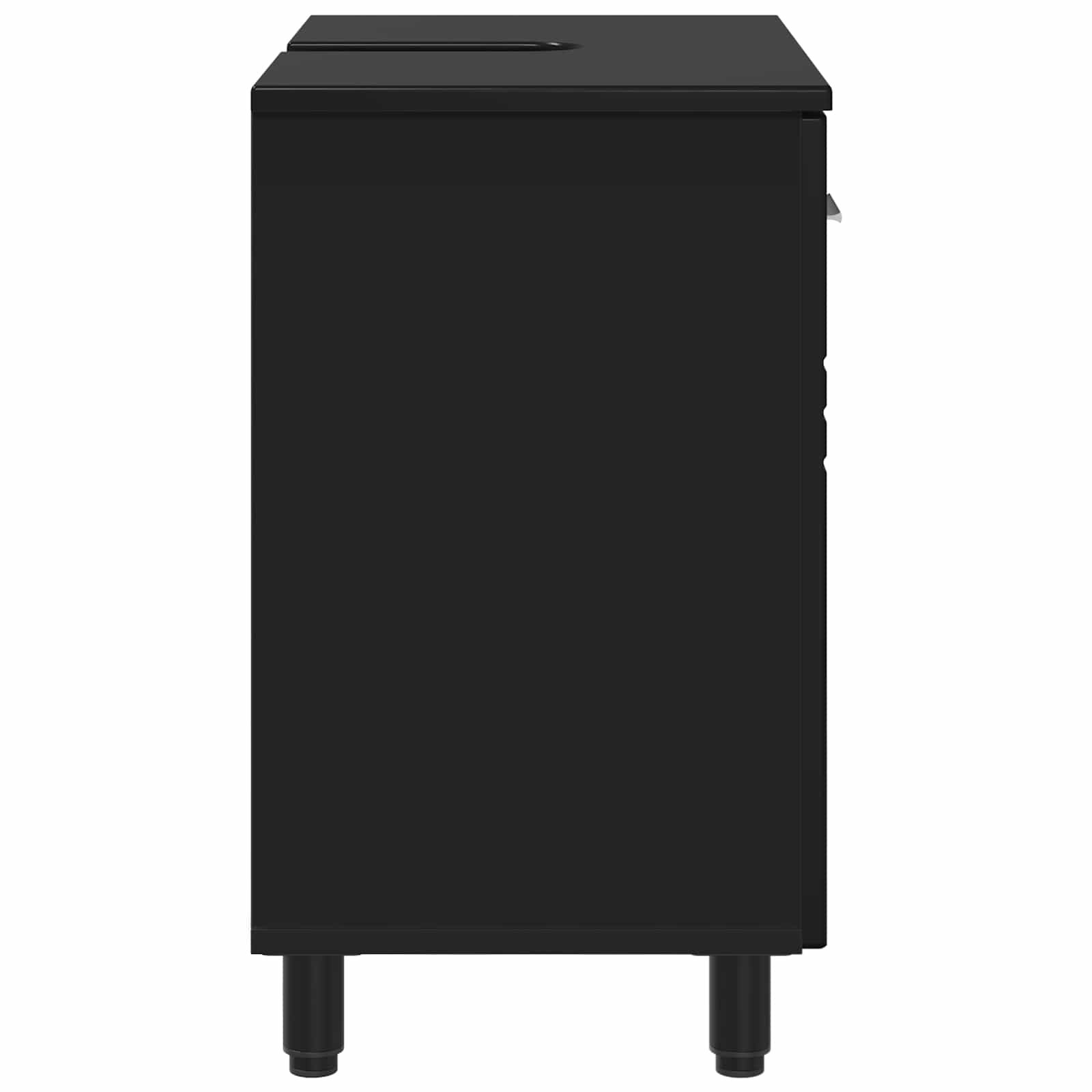 Toaletna jedinica Crna 60 x 35 x 60 cm Konstruirano drvo
