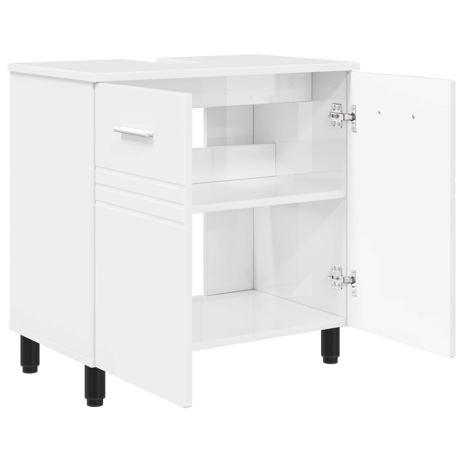 Toaletna jedinica Bijela visokog sjaja 60 x 35 x 60 cm