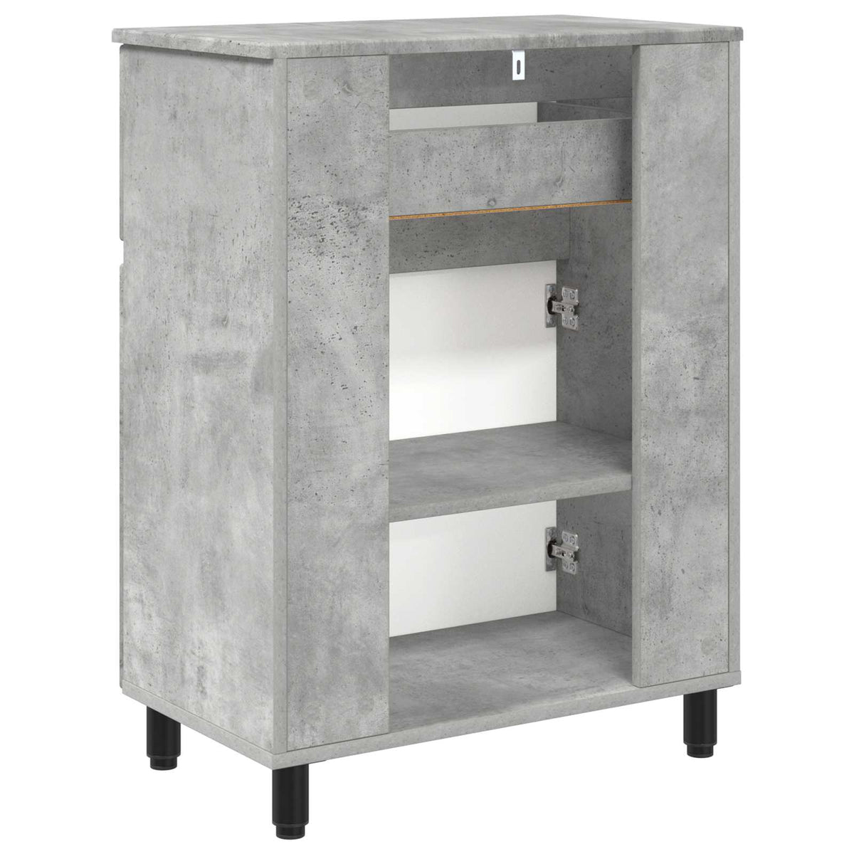 Toaletna jedinica Betonska siva 60 x 35 x 80 cm