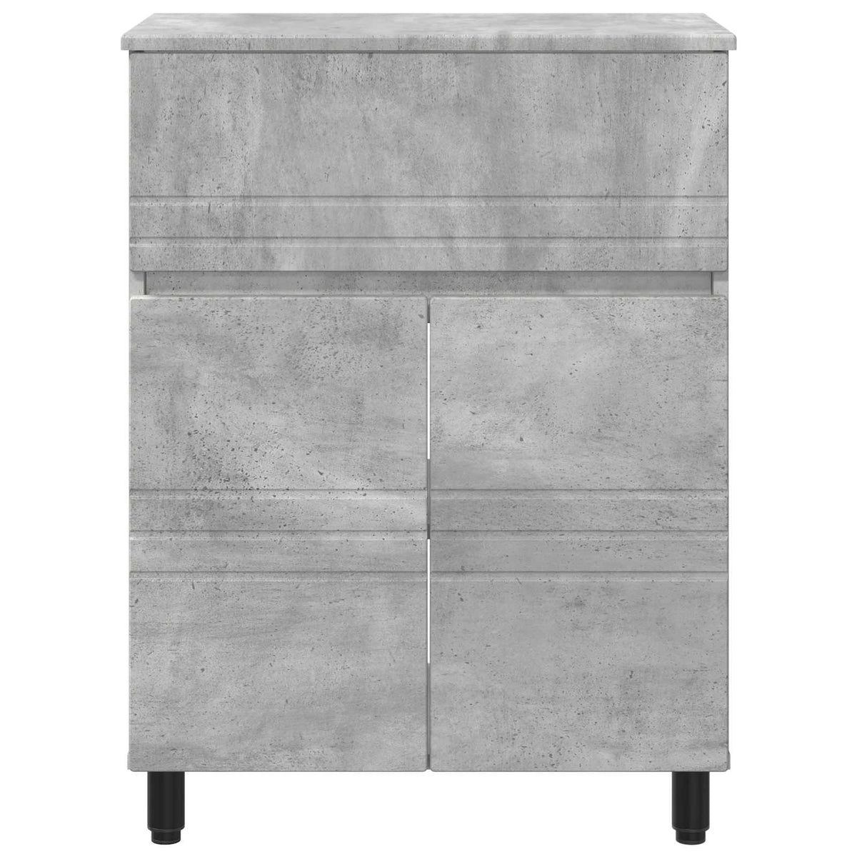 Toaletna jedinica Betonska siva 60 x 35 x 80 cm