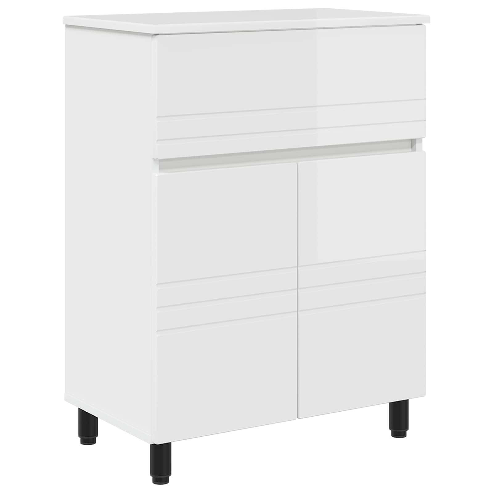 Toaletna jedinica Bijela visokog sjaja 60 x 35 x 80 cm