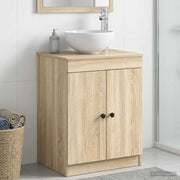 Kupaonski ormar Hrast sonoma 54 x 41 x 70 cm Konstruirano drvo