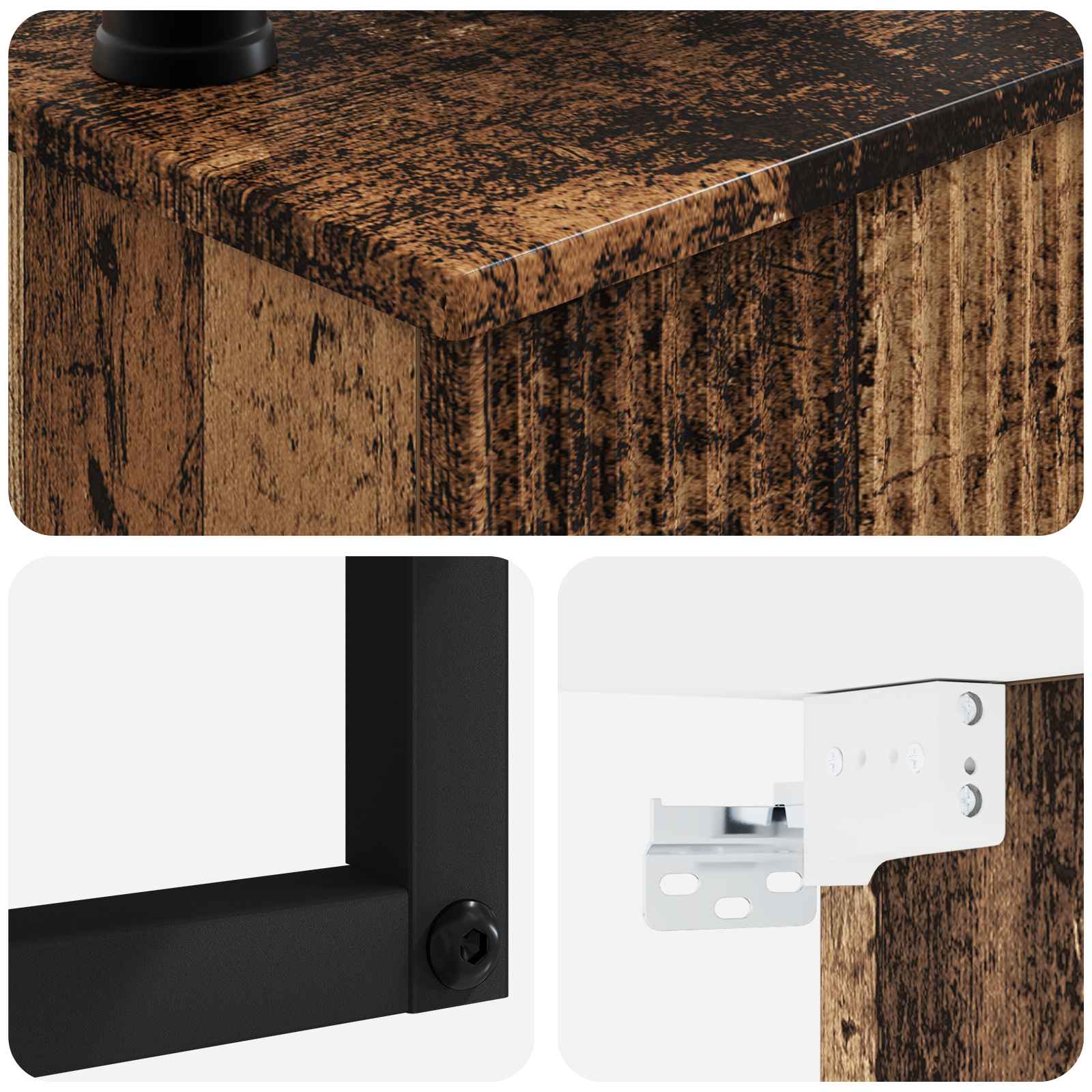 Zidni sudoper Staro drvo 40 x 41 x 40,5 cm Konstruirano drvo