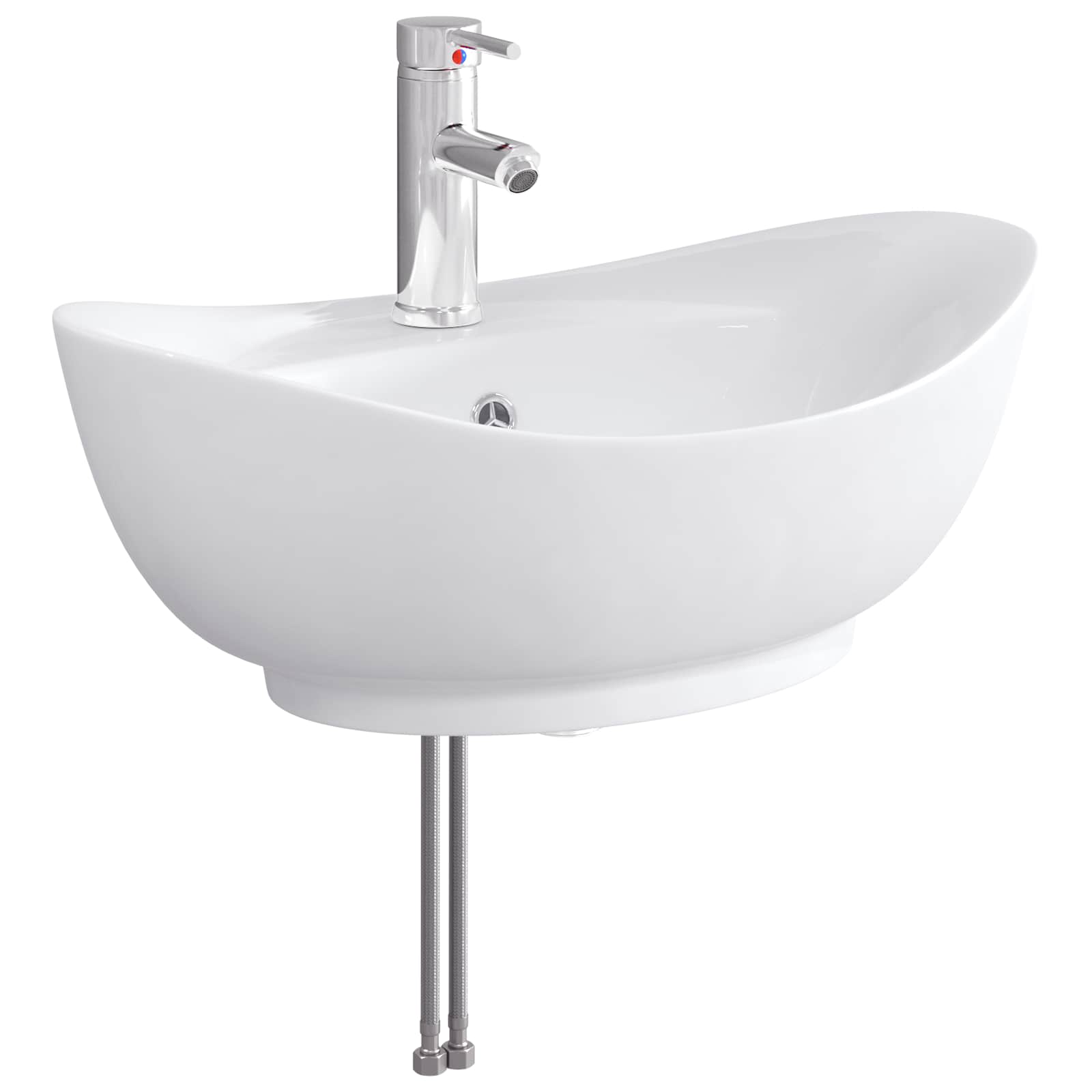 Umivaonik za kupaonicu Krom 59 x 35 x 21 cm Metal