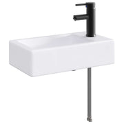Umivaonik za kupaonicu Mat Crna 45,5 x 25,5 x 13 cm Metal