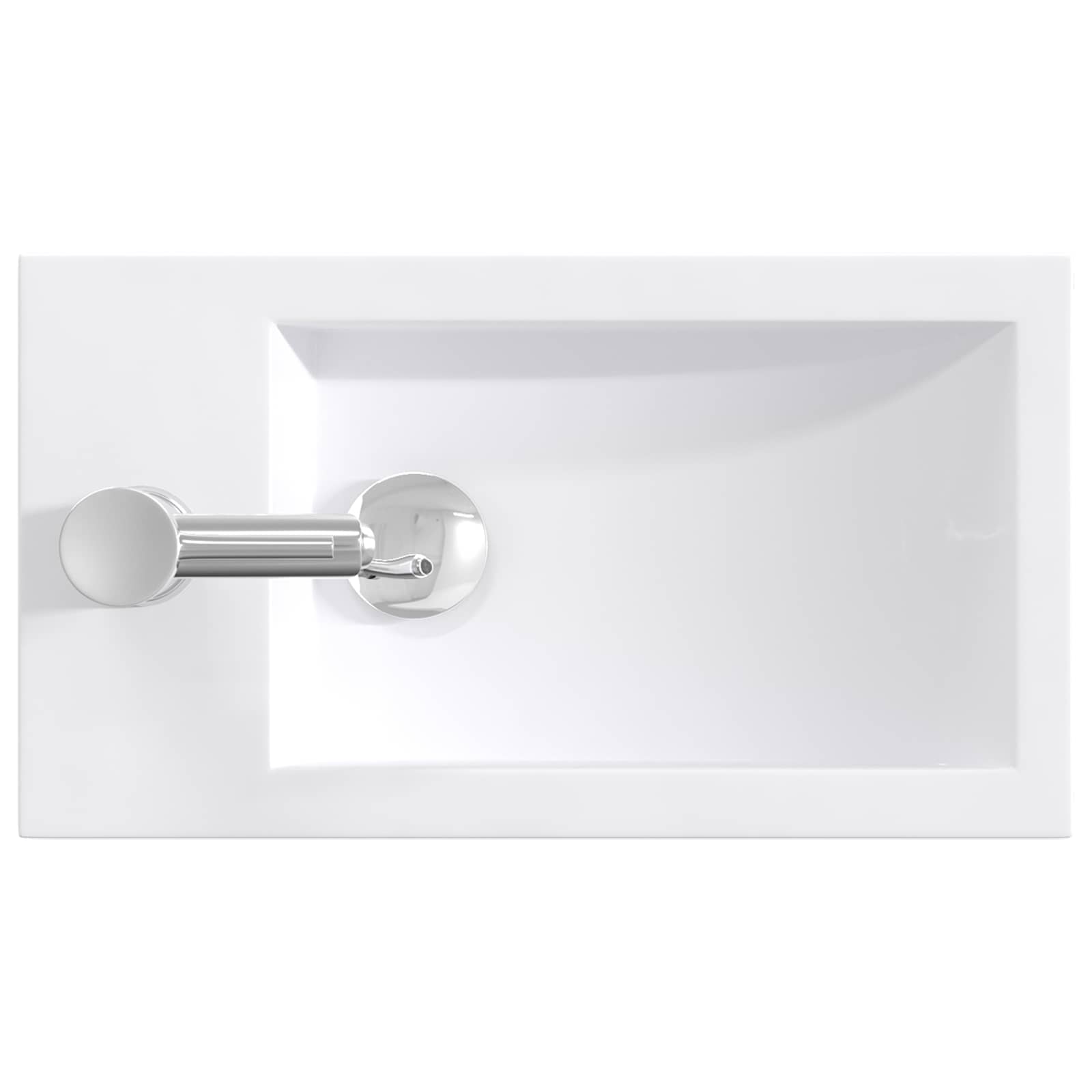 Umivaonik za kupaonicu Krom 45,5 x 25,5 x 13 cm Metal