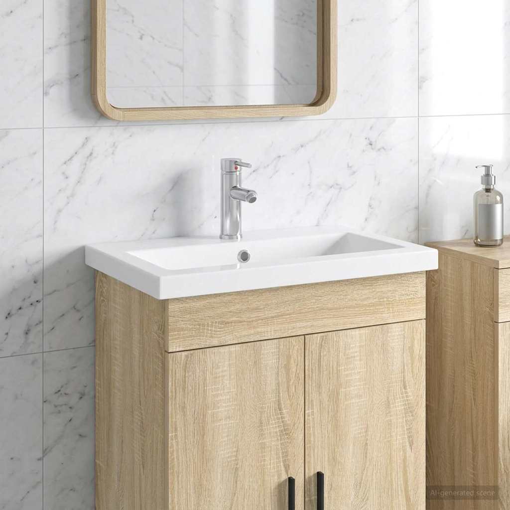 Umivaonik za kupaonicu Krom 61 x 40 x 16,5 cm Metal