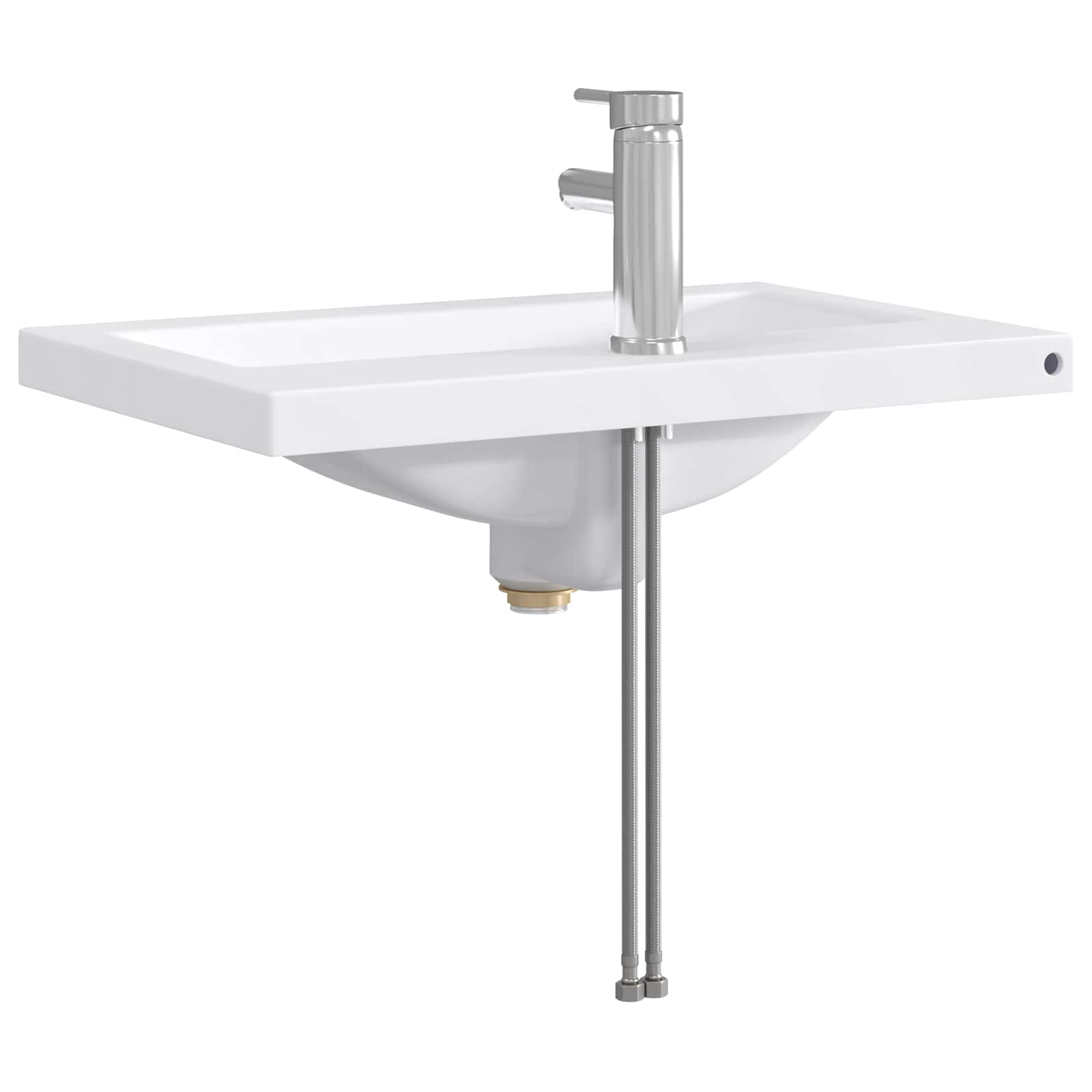 Umivaonik za kupaonicu Krom 61 x 40 x 16,5 cm Metal