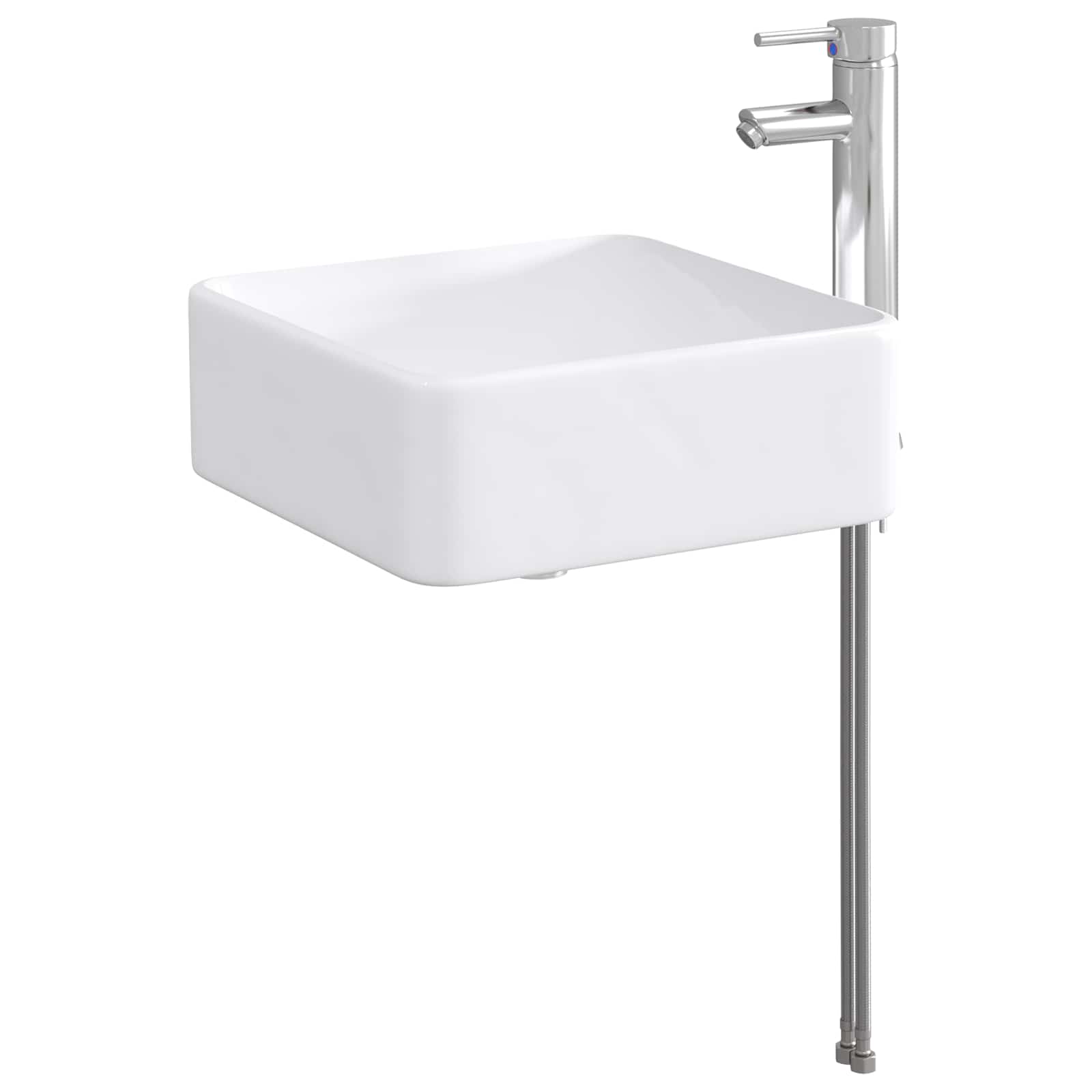Umivaonik za kupaonicu Krom 49 x 37 x 14 cm Metal