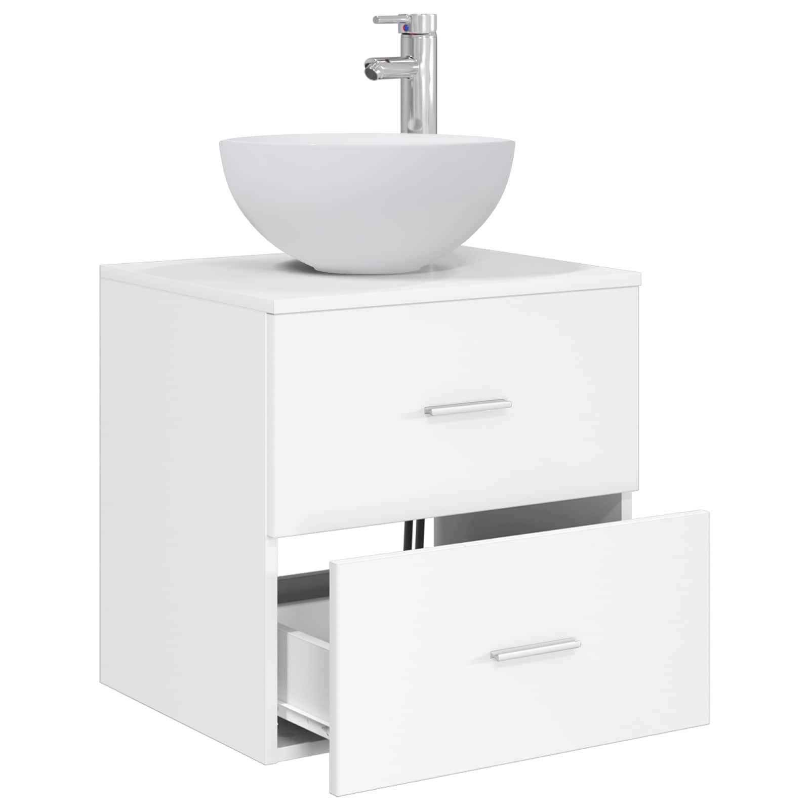 Umivaonik s policom Bijela 49,5 x 41 x 64,5 cm
