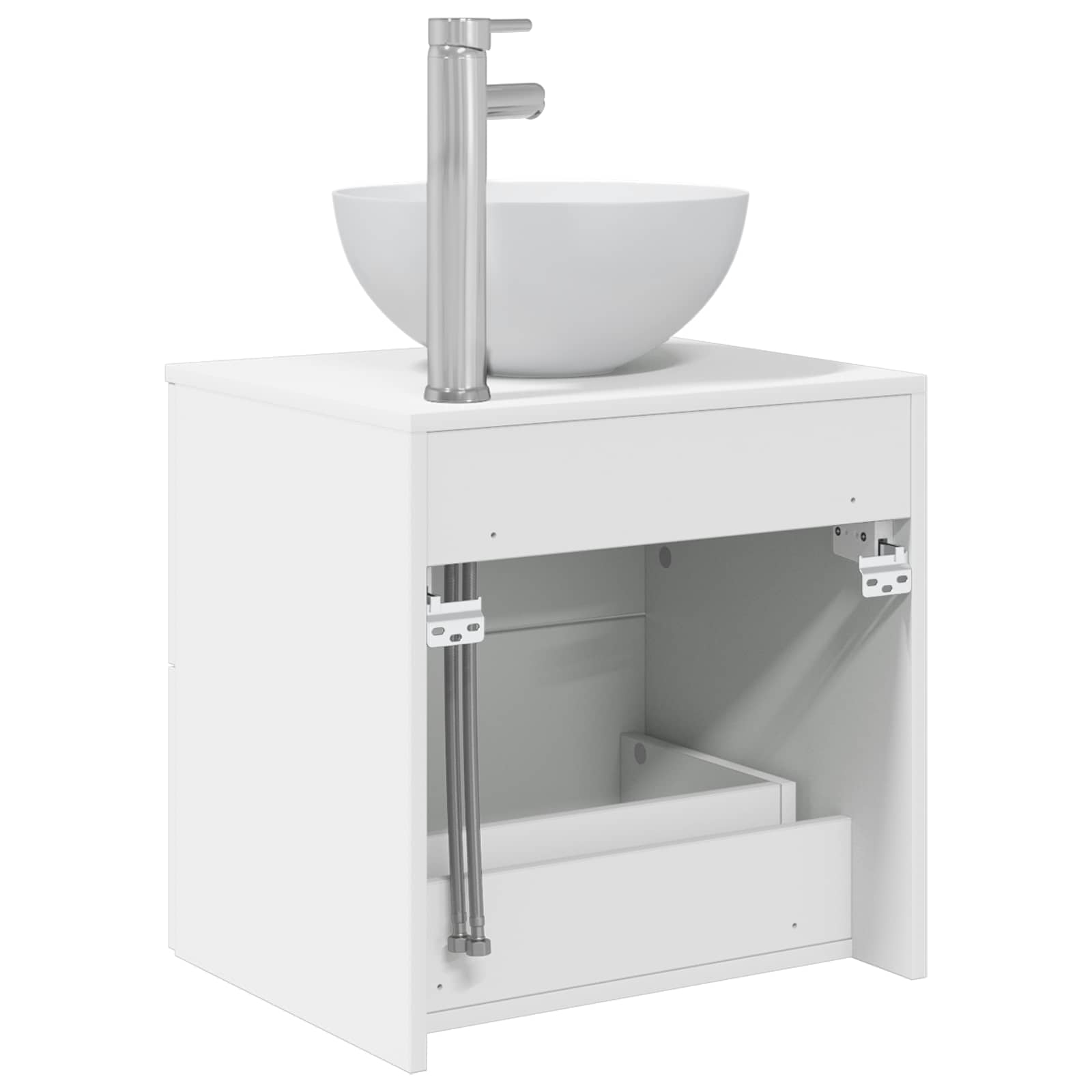 Umivaonik s policom Bijela 49,5 x 41 x 64,5 cm