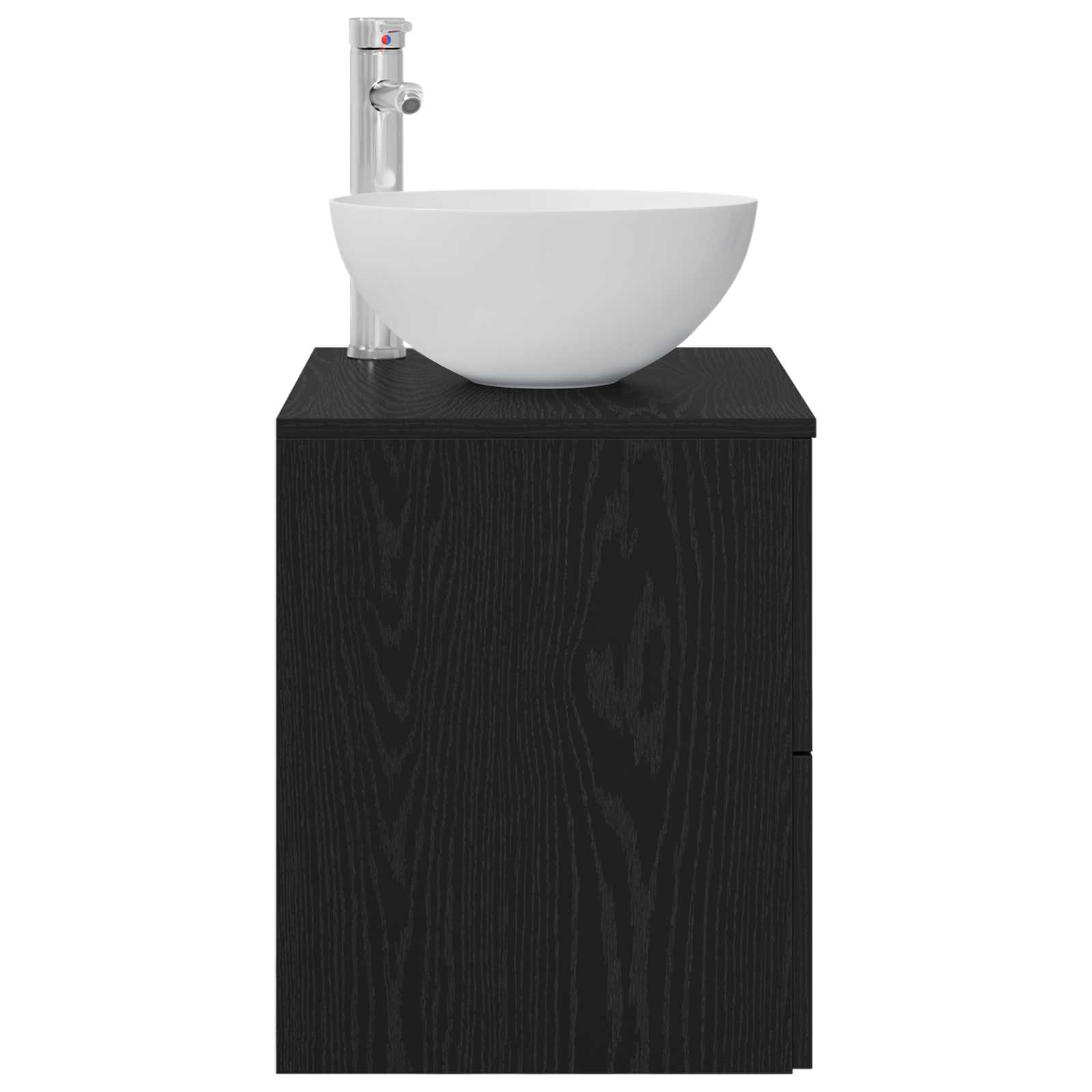 Umivaonik s policom Crni hrast 49,5 x 41 x 64,5 cm