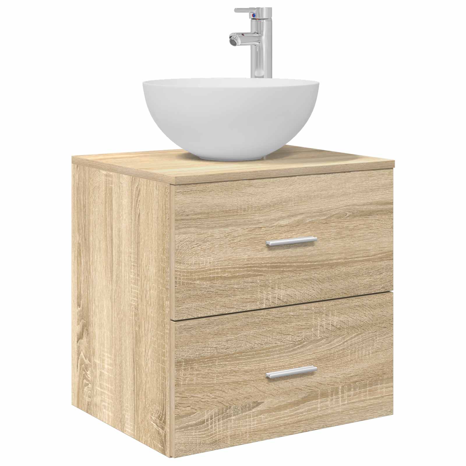Umivaonik s policom Hrast sonoma 49,5 x 41 x 64,5 cm