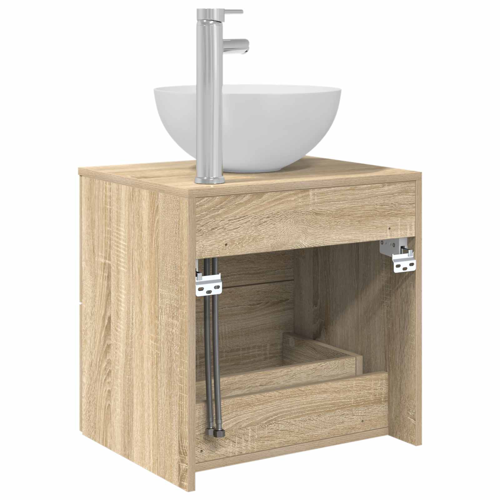 Umivaonik s policom Hrast sonoma 49,5 x 41 x 64,5 cm