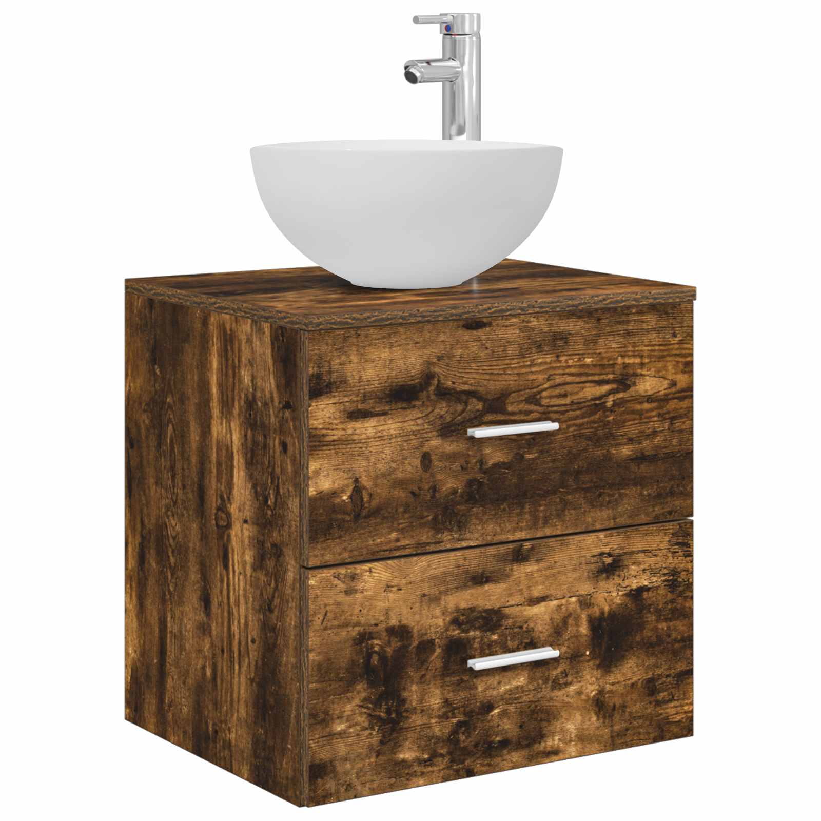 Umivaonik s policom Dimljeni hrast 49,5 x 41 x 64,5 cm