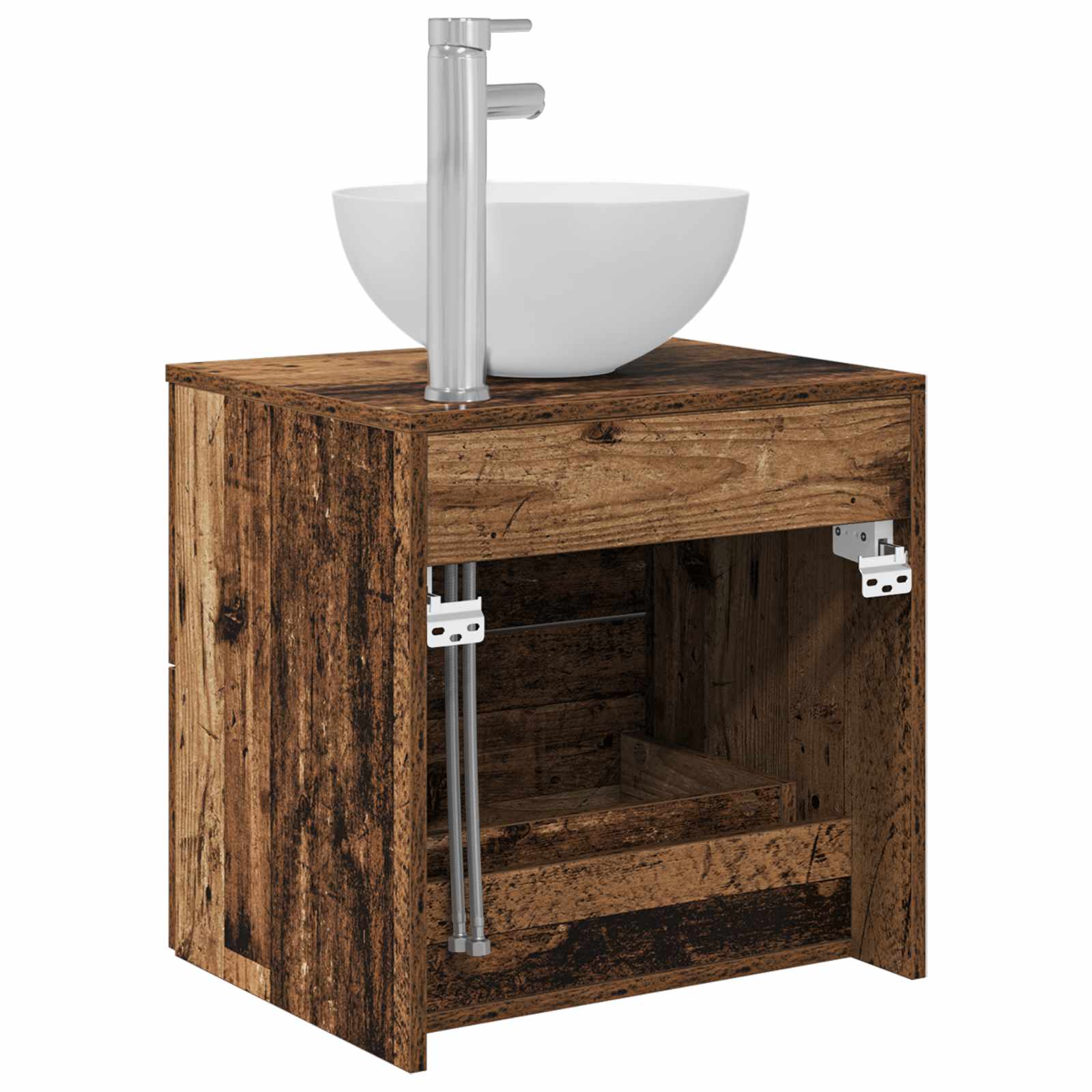Umivaonik s policom Staro drvo 49,5 x 41 x 64,5 cm