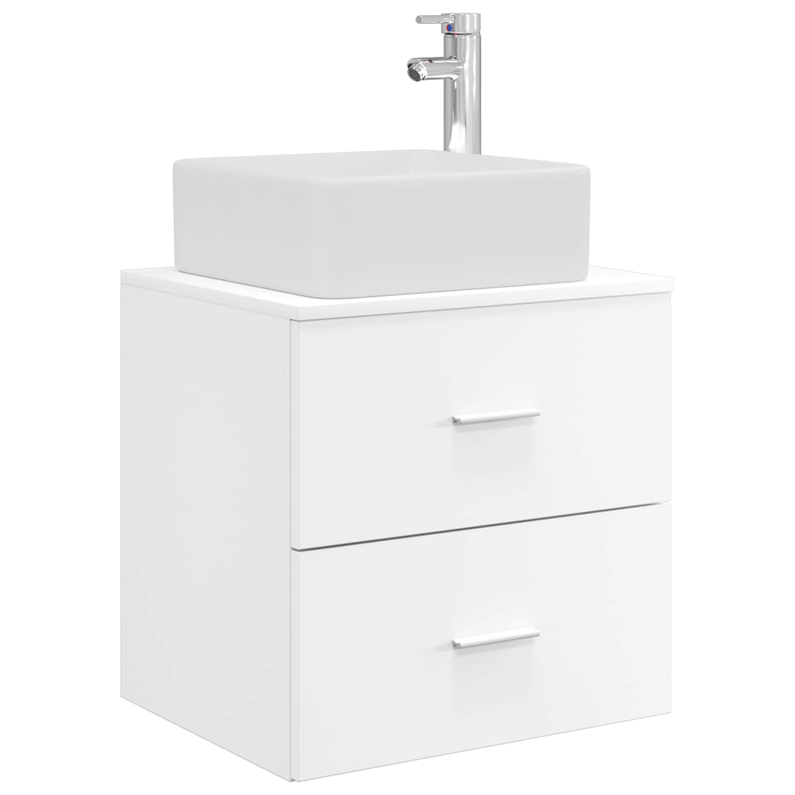Umivaonik s policom Bijela 49,5 x 41 x 63 cm Konstruirano drvo
