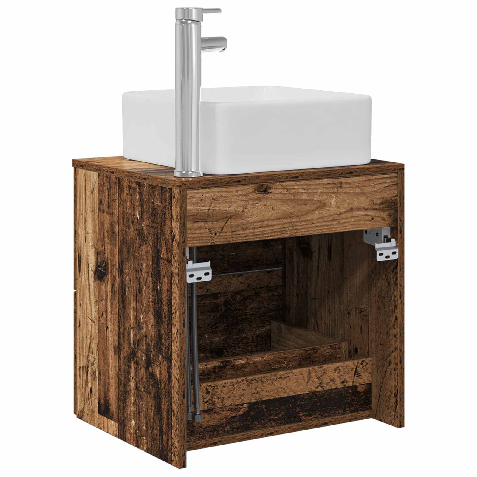 Umivaonik s policom Staro drvo 49,5 x 41 x 63 cm