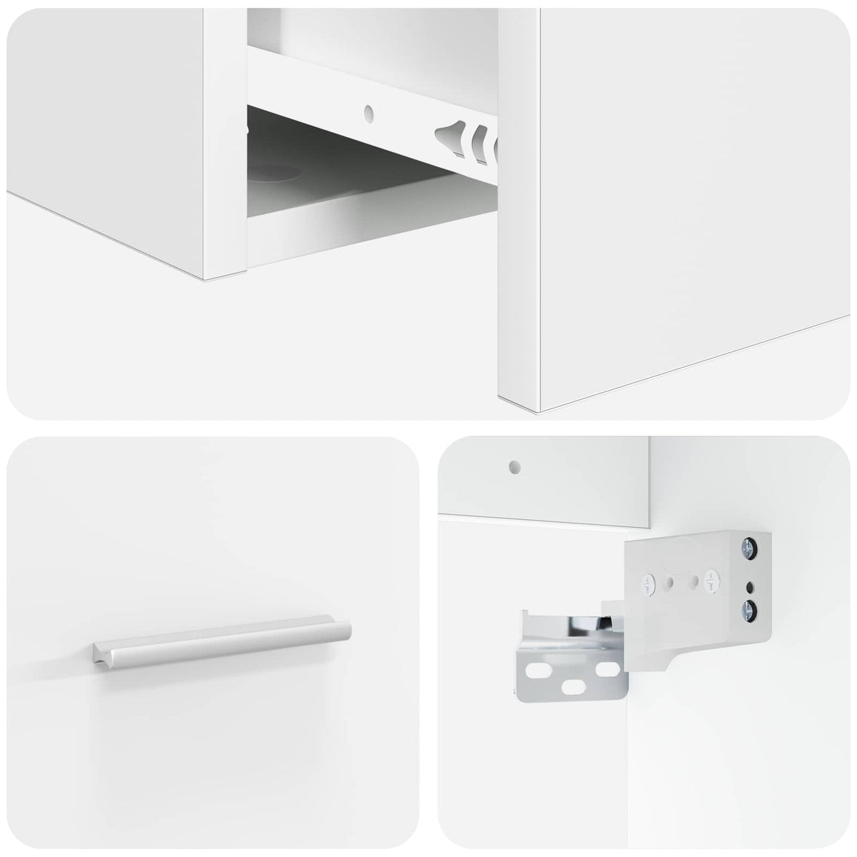 Umivaonik s policom Bijela 49,5 x 41 x 62,5 cm