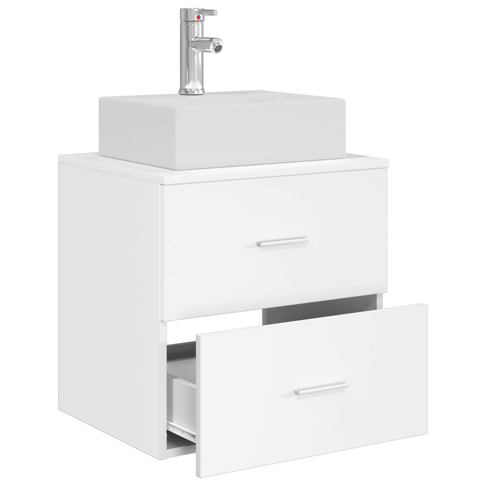 Umivaonik s policom Bijela 49,5 x 41 x 62,5 cm