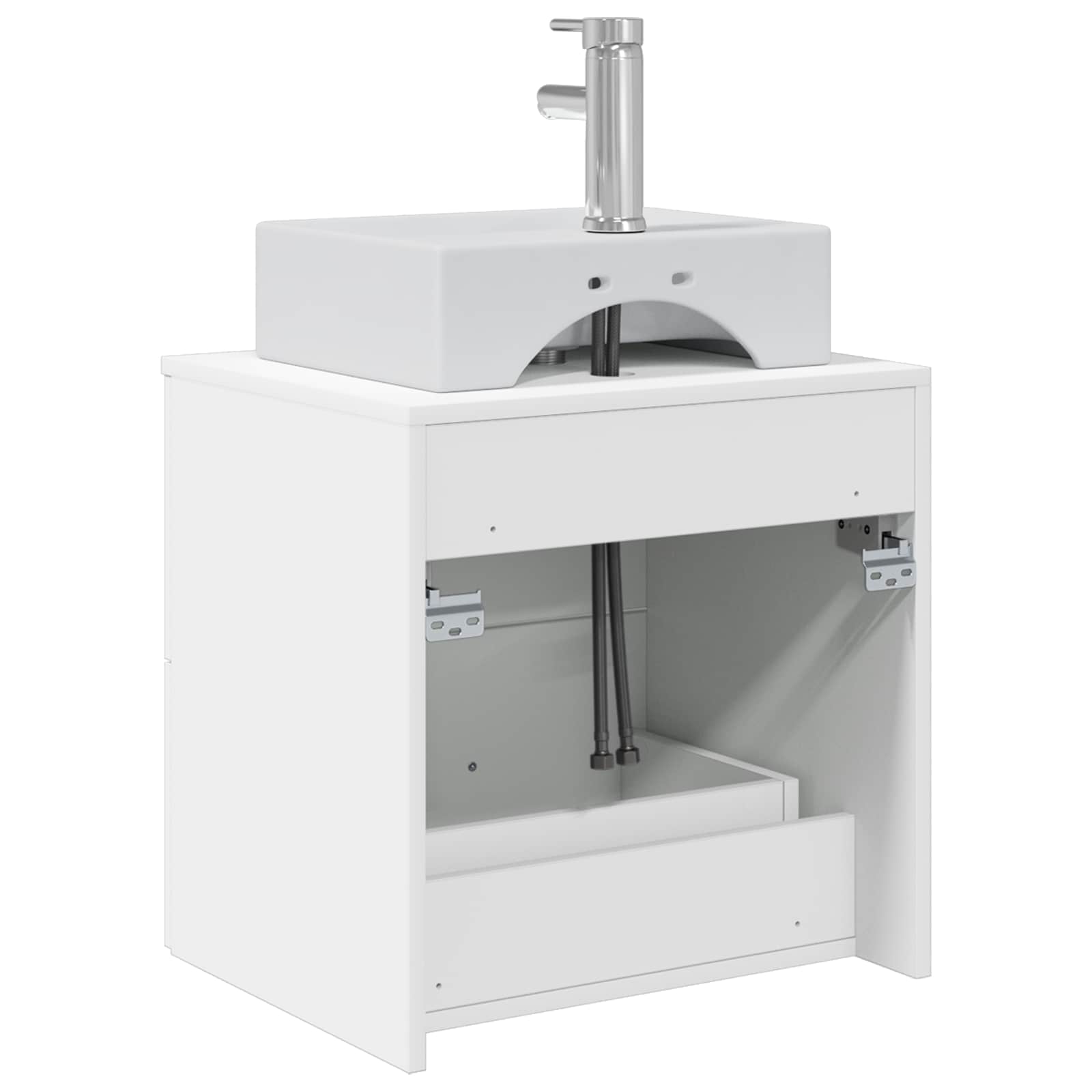 Umivaonik s policom Bijela 49,5 x 41 x 62,5 cm