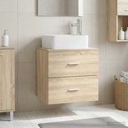 Umivaonik s policom Hrast sonoma 53 x 34,5 x 63 cm