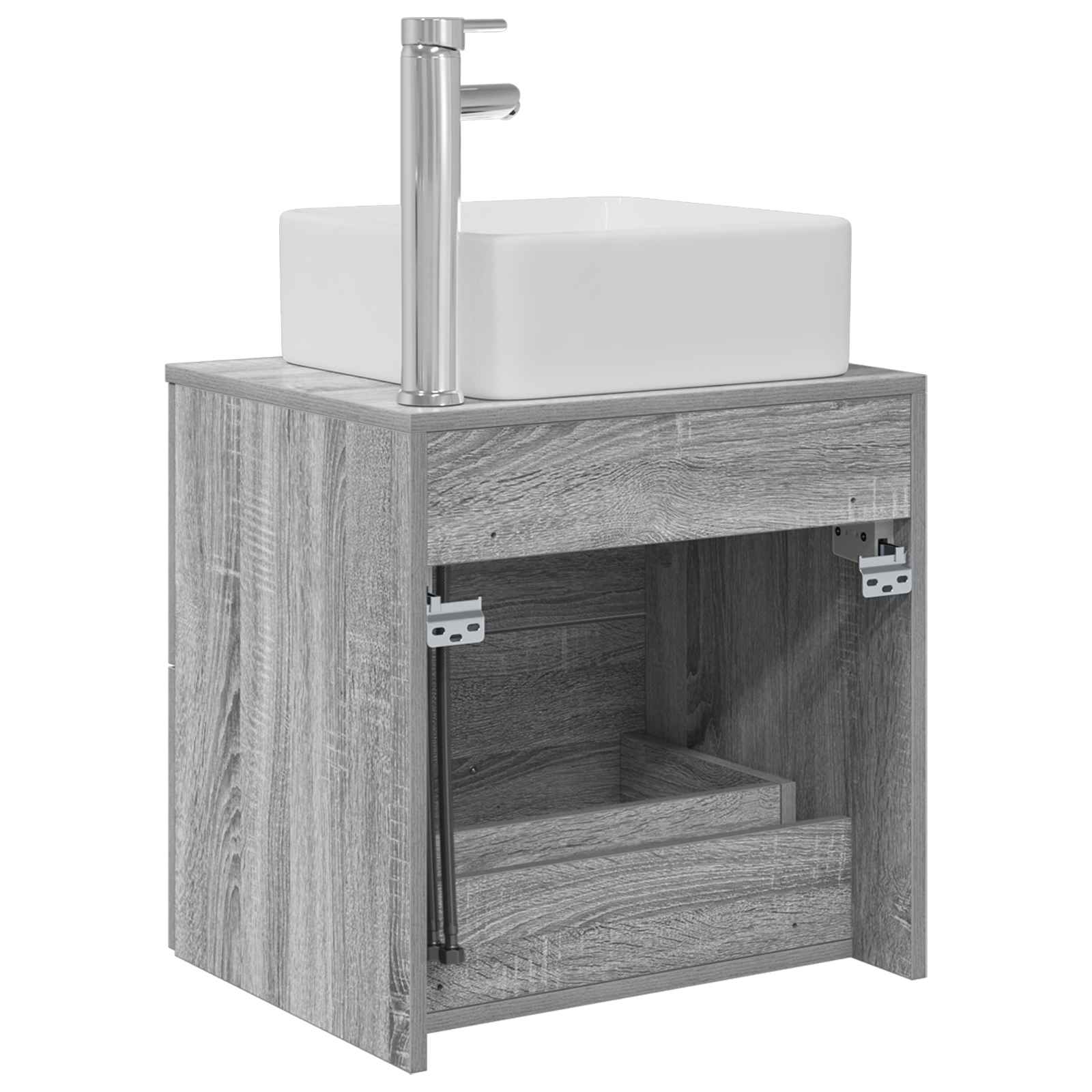 Umivaonik s policom Siva Sonoma 53 x 34,5 x 63 cm